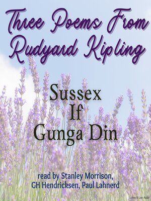 cover image of Three Poems from Rudyard Kipling
